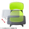 SNC-T165G ミーティングチェア テーブル付き(グリーン) SNC-T165G / ミーティングチェア テーブル付き(グリーン)