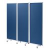 SPT-C18063BL 3連結パーティション(W1800×H1800・クロスタイプ・ブルー) SPT-C18063BL / 3連結パーティション(W1800×H1800・クロスタイプ・ブルー)