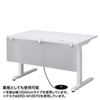 SPT-DP160 デスクパーティション(クランプ式・W1600mm) SPT-DP160 / デスクパーティション(クランプ式・W1600mm)