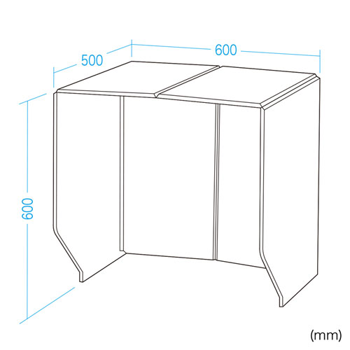 SPT-DPB6060 / 卓上パーティションブース