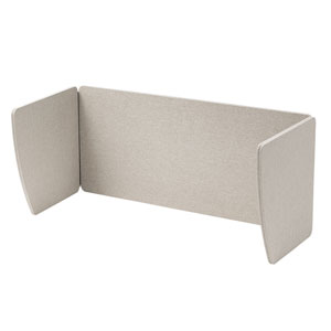 SPT-DPF140BG / 吸音フェルト卓上パーティション(W1400用、グレージュ)