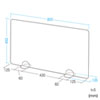 SPT-DPJR80H / デスクパーティション（自立式/W800×H450mm）