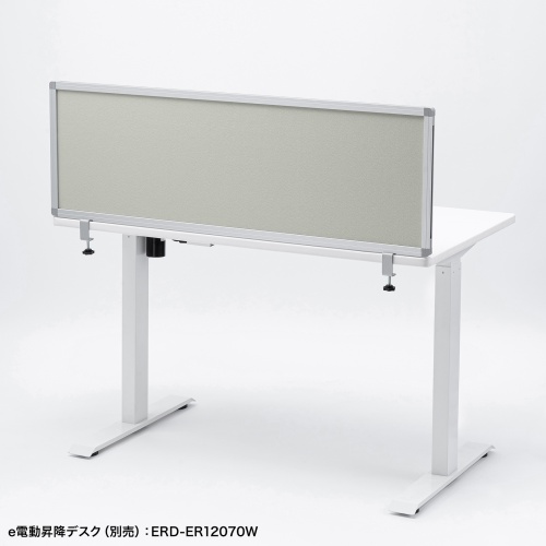 SPT-DPTC12040GY / デスクトップパネル（W1200×H400・クロスタイプ・グレー）