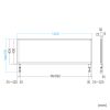 SPT-DPTC14040GY デスクトップパネル(W1400×H400・クロスタイプ・グレー) SPT-DPTC14040GY / デスクトップパネル(W1400×H400・クロスタイプ・グレー)