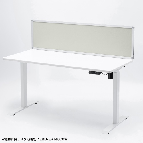 SPT-DPTC14040GY / デスクトップパネル（W1400×H400・クロスタイプ・グレー）