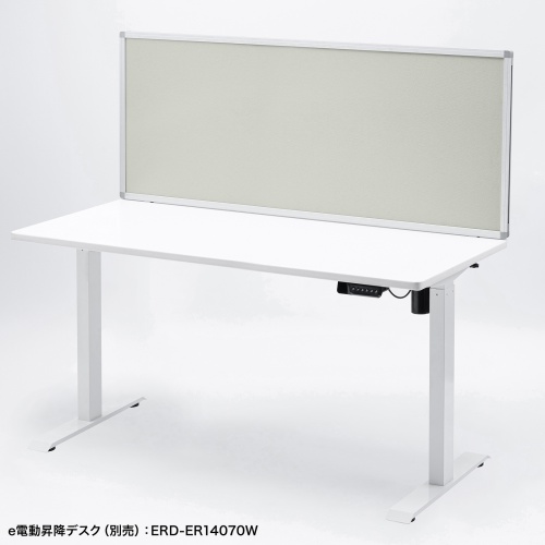 SPT-DPTC14060GY / デスクトップパネル（W1400×H600・クロスタイプ・グレー）
