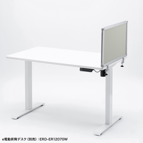 SPT-DPTC6740GY / デスクトップパネル（W676×H400・クロスタイプ・グレー）