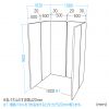 SPT-PB002BG / パーティションブース（H1600・ベージュ）