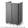 SPT-PB002 パーティションブース(H1600・濃いグレー) SPT-PB002 / パーティションブース(H1600・濃いグレー)