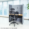 SPT-PB003GY パーティションブース(W600×4) SPT-PB003GY / パーティションブース(W600×4)