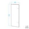 SPT-PB003PNGY パーティションブース増結用パネル SPT-PB003PNGY / パーティションブース増結用パネル