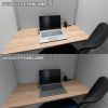 SPT-PB009BG セミクローズ型ワークブース(ベージュ) SPT-PB009BG / セミクローズ型ワークブース(ベージュ)