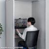 SPT-PB009BG セミクローズ型ワークブース(ベージュ) SPT-PB009BG / セミクローズ型ワークブース(ベージュ)
