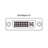 SW-EDV2N ディスプレイ切替器(DVI24pin用・2回路) SW-EDV2N / ディスプレイ切替器(DVI24pin用・2回路)
