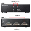 SW-EDV2N / ディスプレイ切替器（DVI24pin用・2回路）