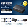 SW-EV2N2 ディスプレイ切替器(ミニD-sub(HD)15pin用)・2回路 SW-EV2N2 / ディスプレイ切替器(ミニD-sub(HD)15pin用)・2回路