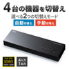 SW-HD41L HDMI切替器(4入力・1出力) SW-HD41L / HDMI切替器(4入力・1出力)