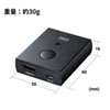 SW-HDMI 4K対応HDMI手元ON/OFFスイッチ SW-HDMI / 4K対応HDMI手元ON/OFFスイッチ