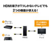 SW-HDR21L / 4K・HDR・HDCP2.2対応HDMI切替器（2入力・1出力）