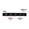 SW-HDR31L 4K・HDR・HDCP2.2対応HDMI切替器(3入力・1出力) SW-HDR31L / 4K・HDR・HDCP2.2対応HDMI切替器(3入力・1出力)