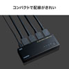 SW-HDR31L 4K・HDR・HDCP2.2対応HDMI切替器(3入力・1出力) SW-HDR31L / 4K・HDR・HDCP2.2対応HDMI切替器(3入力・1出力)
