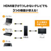 SW-HDR31L / 4K・HDR・HDCP2.2対応HDMI切替器（3入力・1出力）