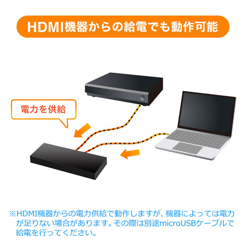 SW-HDR31L / 4K・HDR・HDCP2.2対応HDMI切替器（3入力・1出力）