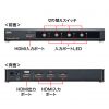 SW-HDR41H 4K・HDR・HDCP2.2対応HDMI切替器(4入力・1出力) SW-HDR41H / 4K・HDR・HDCP2.2対応HDMI切替器(4入力・1出力)