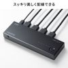 SW-HDR41R / 4K対応HDMI切替器（4入力・1出力・リモコン付き）