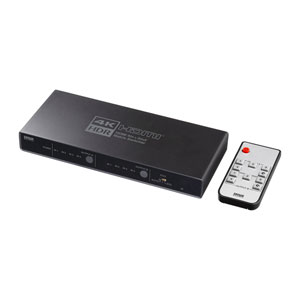 SW-UHD41MTV【4入力1出力HDMI画面分割切替器(4K対応）】最大4台のHDMI 