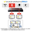 SW-HDR42H 4K・HDR・光デジタル出力付きHDMIマトリックス切替器(4入力・2出力) SW-HDR42H / 4K・HDR・光デジタル出力付きHDMIマトリックス切替器(4入力・2出力)