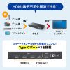 SW-HDR8K41RC 8K対応HDMI切替器(4入力1出力・Type-C入力対応・リモコン付き) SW-HDR8K41RC / 8K対応HDMI切替器(4入力1出力・Type-C入力対応・リモコン付き)