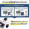 SW-KM2UU キーボード・マウス用パソコン切替器(2:1) SW-KM2UU / キーボード・マウス用パソコン切替器(2:1)