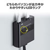 SW-KM3UU キーボード・マウス用パソコン切替器(3:1) SW-KM3UU / キーボード・マウス用パソコン切替器(3:1)