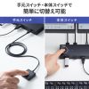 SW-KVM22HCCDK デュアルディスプレイ対応パソコン切替器(Type-C接続・手元スイッチ付き・2:1) SW-KVM22HCCDK / デュアルディスプレイ対応パソコン切替器(Type-C接続・手元スイッチ付き・2:1)