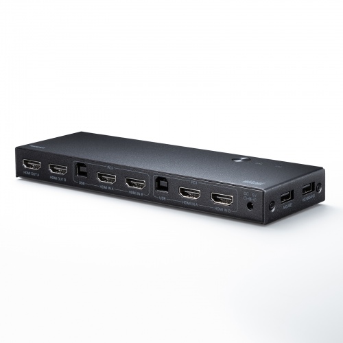 SW-KVM22HUUS / デュアルディスプレイ・4K対応HDMIパソコン切替器(エミュレーション非搭載・2:1)