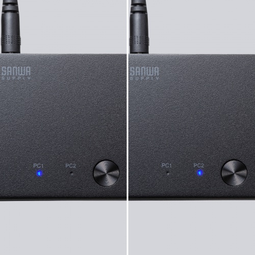 SW-KVM22HUUS / デュアルディスプレイ・4K対応HDMIパソコン切替器(エミュレーション非搭載・2:1)