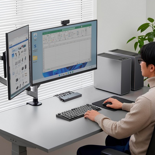 SW-KVM22HUUS / デュアルディスプレイ・4K対応HDMIパソコン切替器(エミュレーション非搭載・2:1)