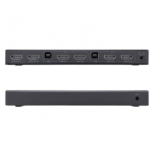 SW-KVM22HUUS / デュアルディスプレイ・4K対応HDMIパソコン切替器(エミュレーション非搭載・2:1)