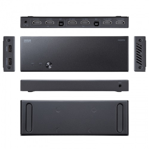 SW-KVM22HUUS / デュアルディスプレイ・4K対応HDMIパソコン切替器(エミュレーション非搭載・2:1)