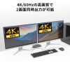SW-KVM22HUUS デュアルディスプレイ・4K対応HDMIパソコン切替器(エミュレーション非搭載・2:1) SW-KVM22HUUS / デュアルディスプレイ・4K対応HDMIパソコン切替器(エミュレーション非搭載・2:1)