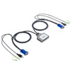 SW-KVM2AUUN パソコン自動切替器(2:1) SW-KVM2AUUN / パソコン自動切替器(2:1)
