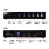 SW-KVM2DK Type-C接続・HDMI接続対応パソコン切替器(エミュレーション非搭載) SW-KVM2DK / Type-C接続・HDMI接続対応パソコン切替器(エミュレーション非搭載)