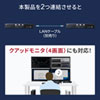 SW-KVM2DMDU DVIデュアルモニタ対応パソコン自動切替器(2:1) SW-KVM2DMDU / DVIデュアルモニタ対応パソコン自動切替器(2:1)
