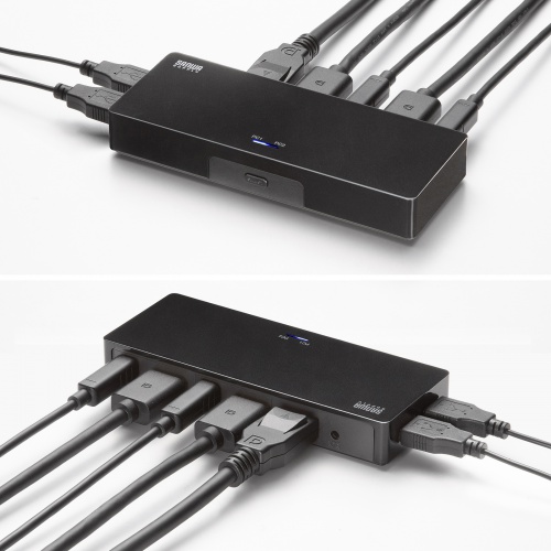 SW-KVM2DPUUS / 4K対応DisplayPortパソコン切替器(エミュレーション非搭載・2:1)