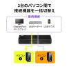 SW-KVM2DPUUS 4K対応DisplayPortパソコン切替器(エミュレーション非搭載・2:1) SW-KVM2DPUUS / 4K対応DisplayPortパソコン切替器(エミュレーション非搭載・2:1)
