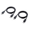 SW-KVM2HDPU DisplayPort対応パソコン自動切替器(2:1) SW-KVM2HDPU / DisplayPort対応パソコン自動切替器(2:1)