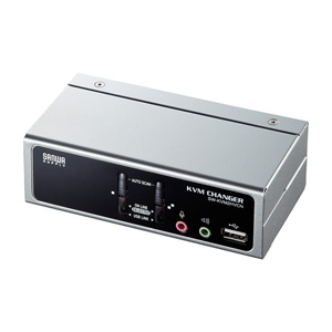 SW-KVM4HVCN【USB・PS/2コンソール両対応パソコン自動切替器（4：1 