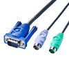 SW-KVM2LPN2 パソコン自動切替器(2:1) SW-KVM2LPN2 / パソコン自動切替器(2:1)