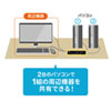 SW-KVM2LPN2 パソコン自動切替器(2:1) SW-KVM2LPN2 / パソコン自動切替器(2:1)